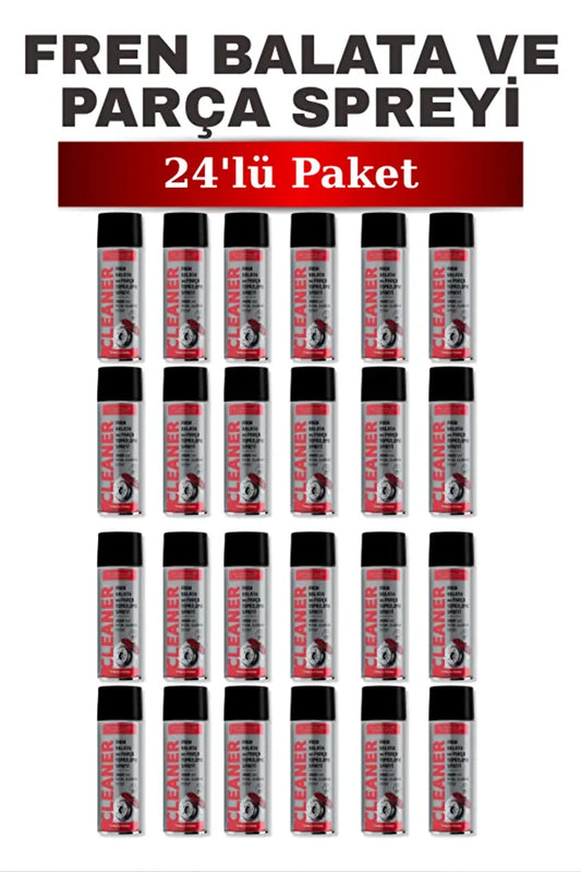 Fren Balata ve Parça Temizleme Spreyi 500 ml 24 Adet